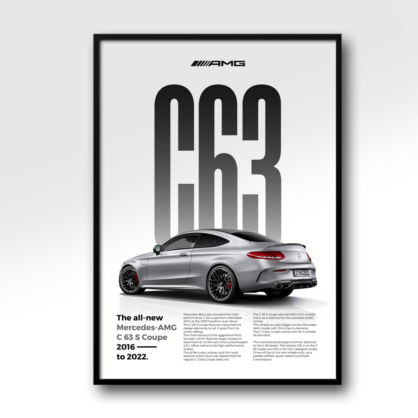 Mercedes AMG C63S 2016 | Classique