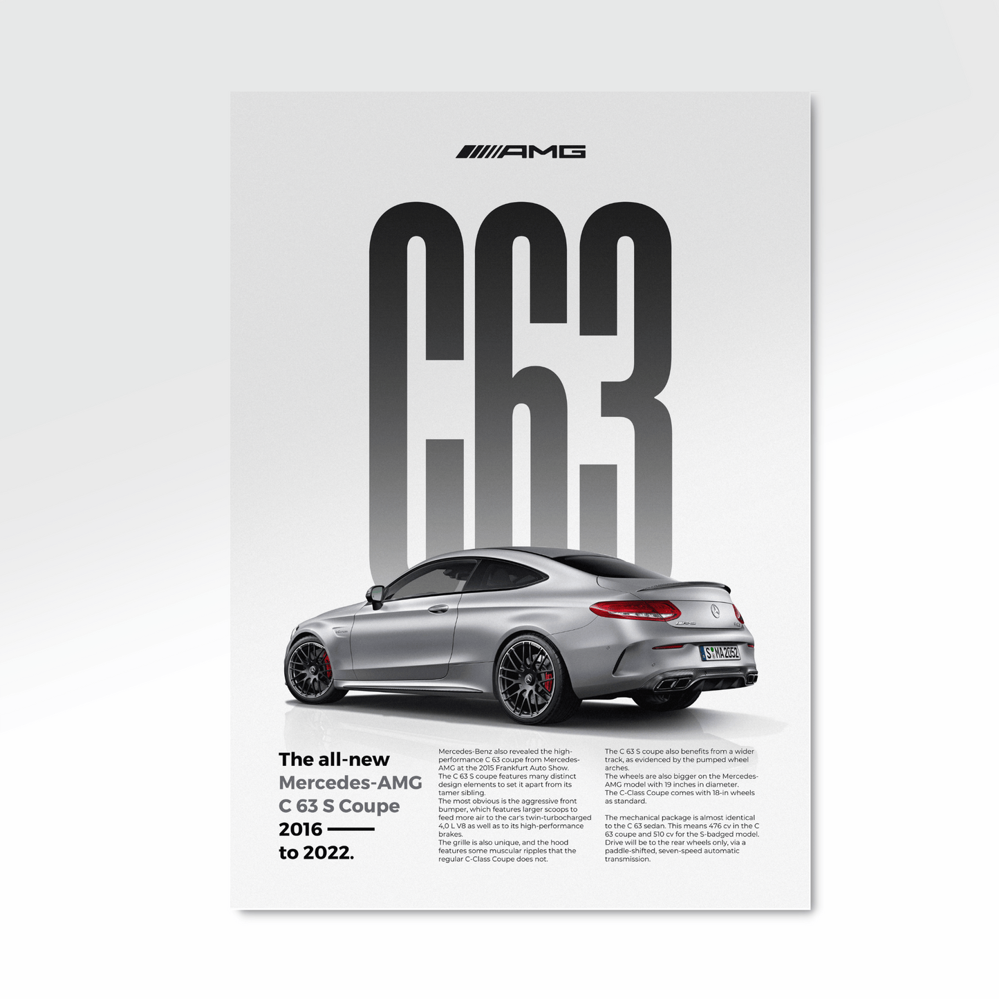 Mercedes AMG C63S 2016 | Classique