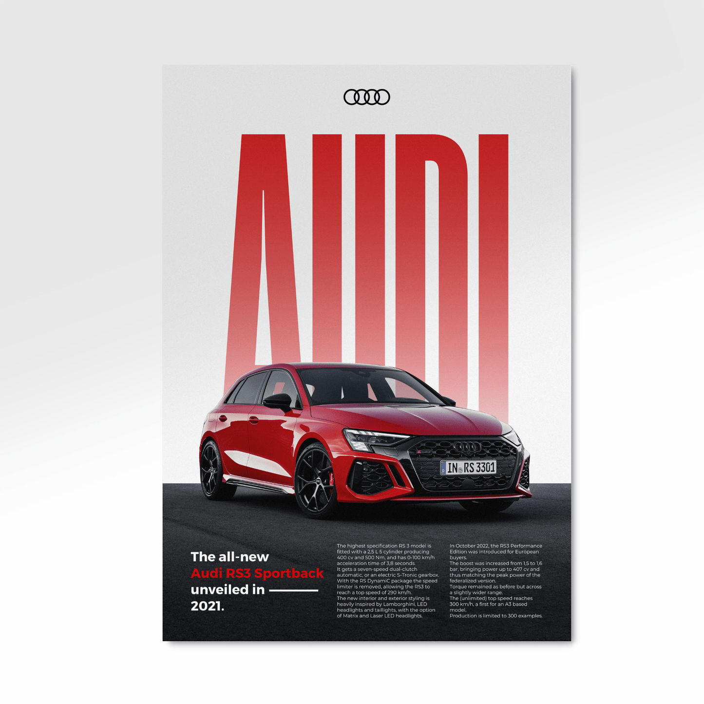 Audi RS3 2022 | Classique