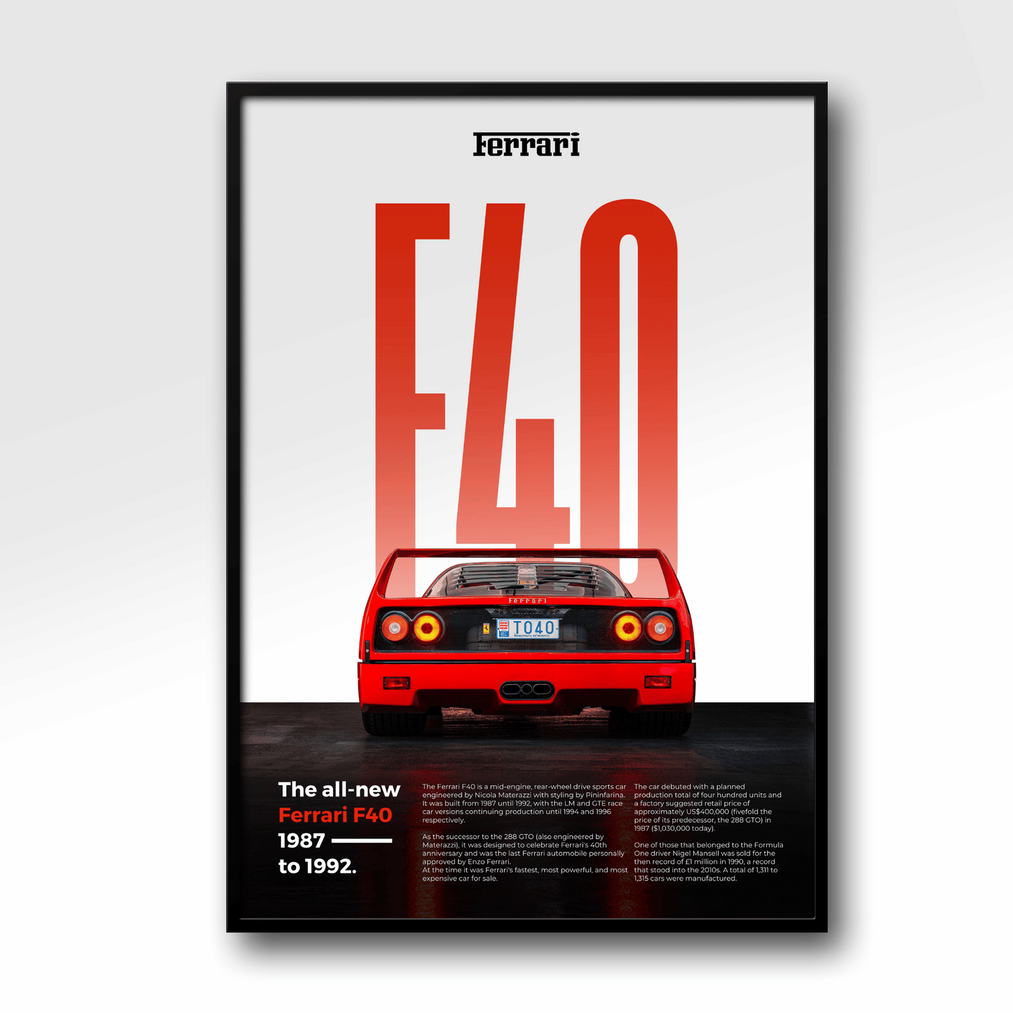 Ferrari F40 | Classique