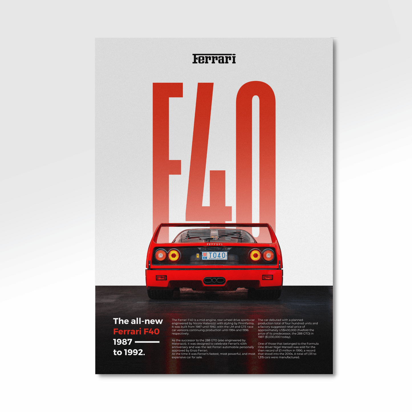 Ferrari F40 | Classique