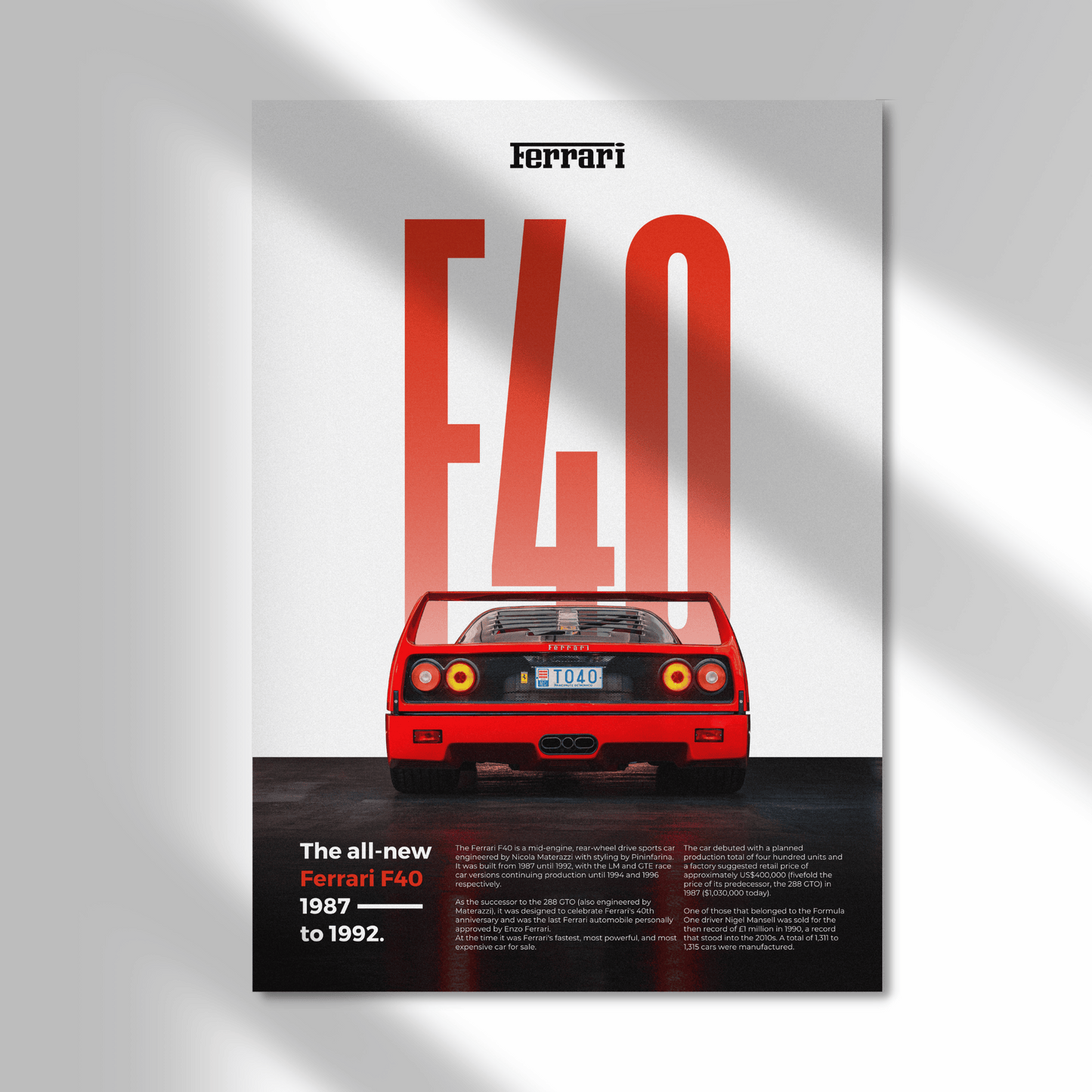 Ferrari F40 | Classique