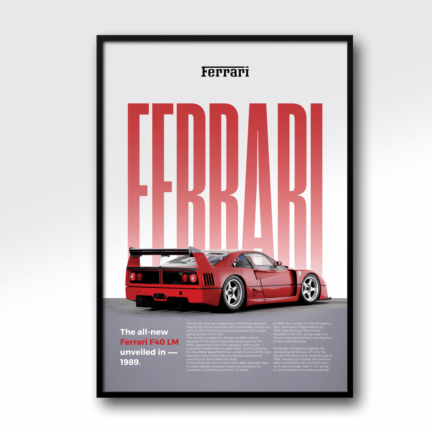 Ferrari F40 LM | Classique