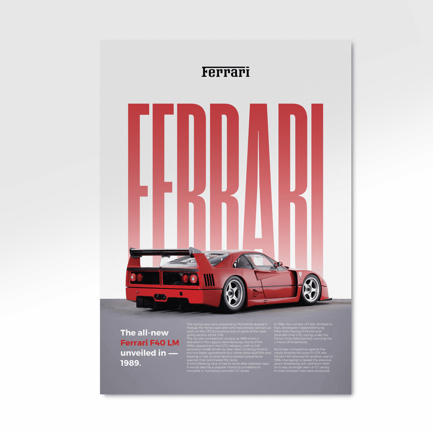 Ferrari F40 LM | Classique