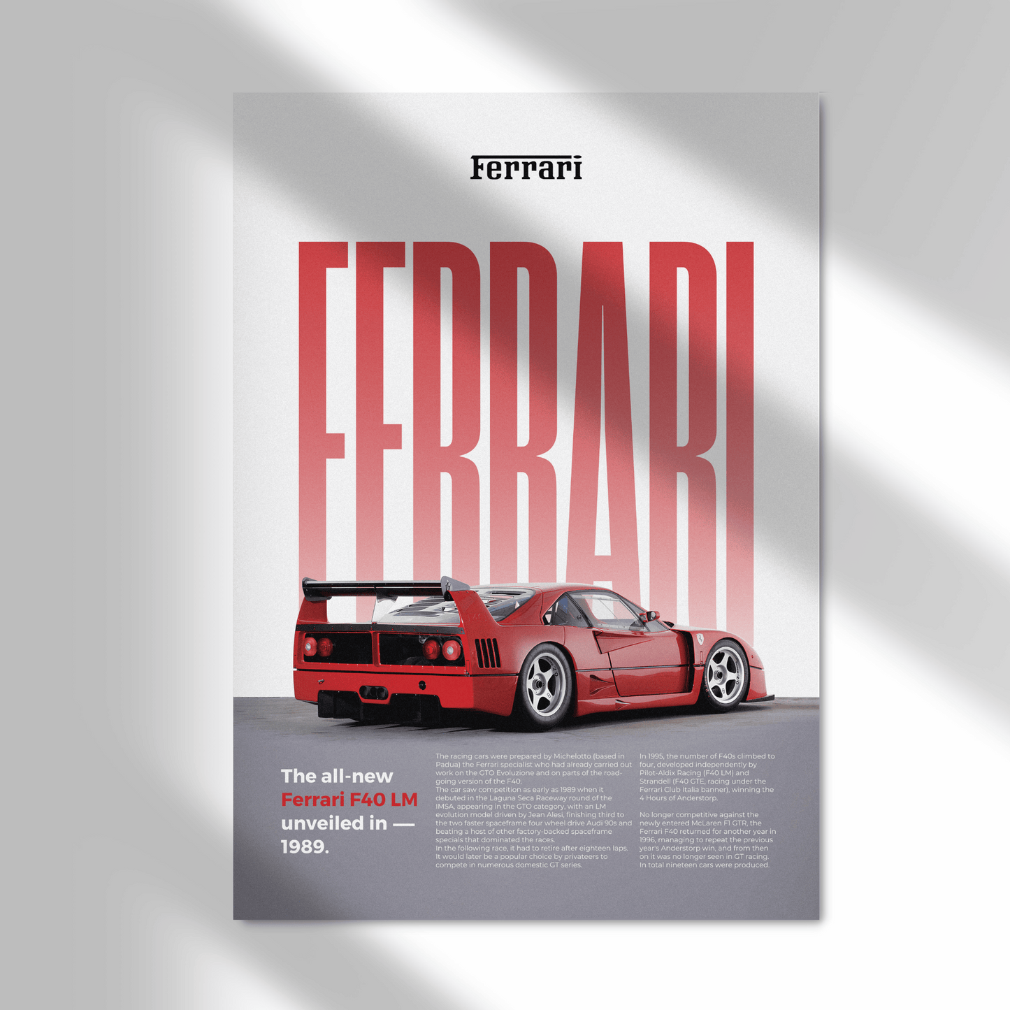 Ferrari F40 LM | Classique