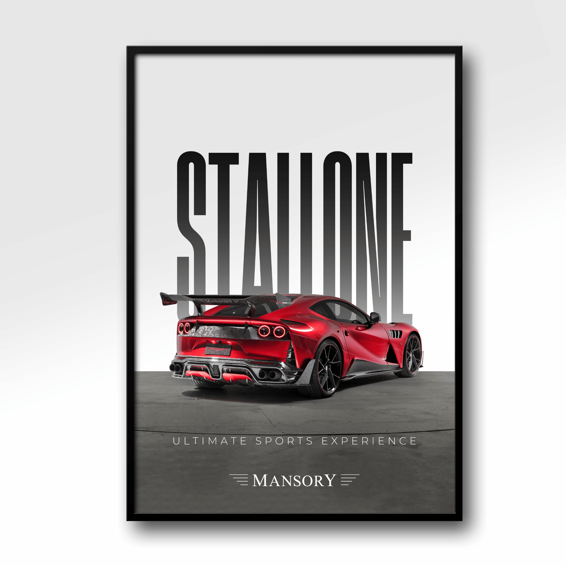 Poster Total Recall et Stallone Sur Sa Moto - DE
