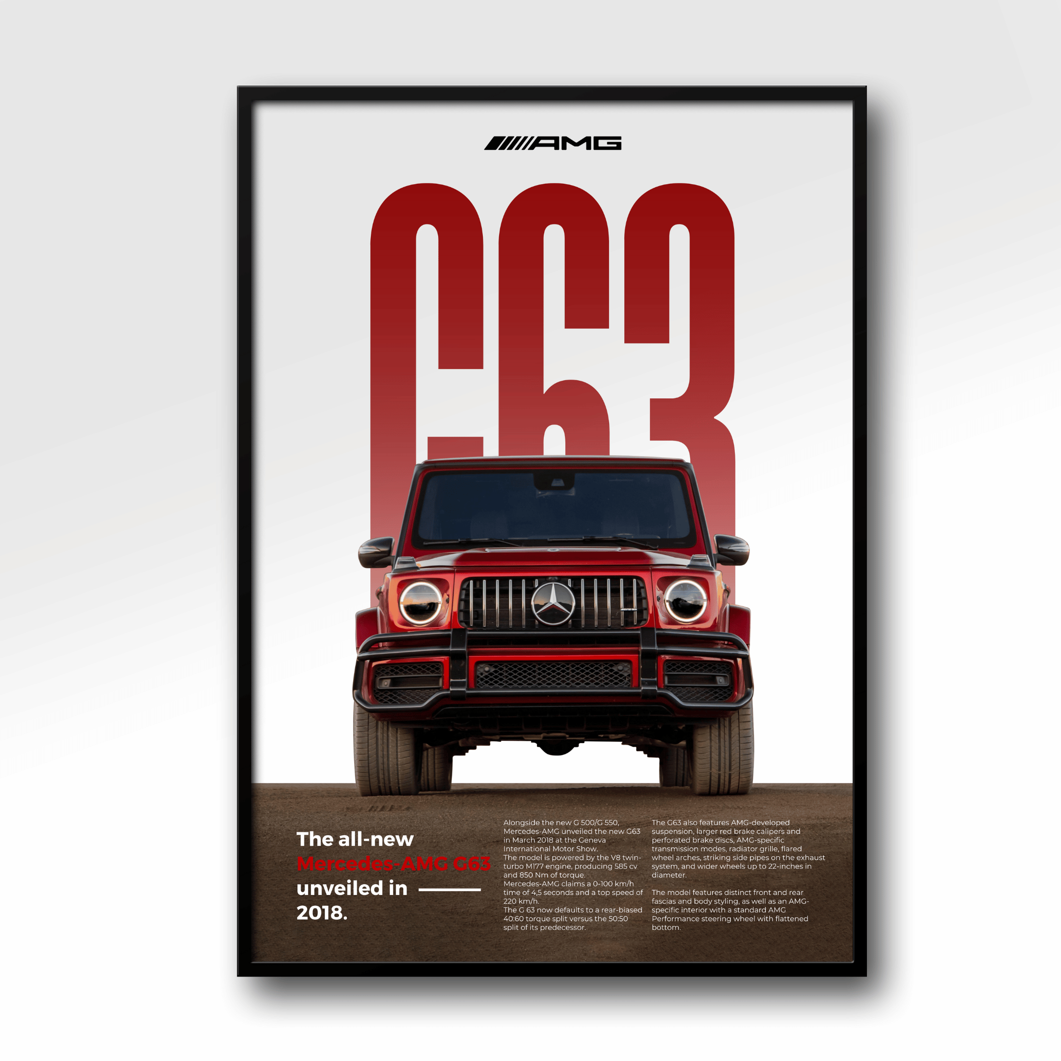 Amg Rapper Poster Poster Mercedes-AMG G63 - posterz.