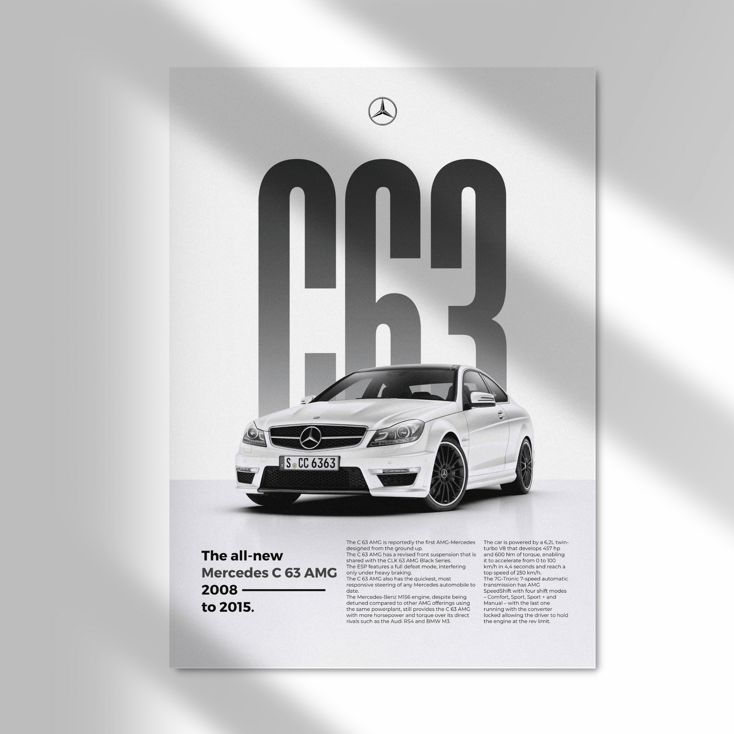 Mercedes C63 AMG 2012 | Classique